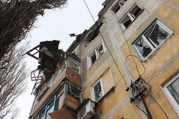 Ситуация после обстрелов в Донецке