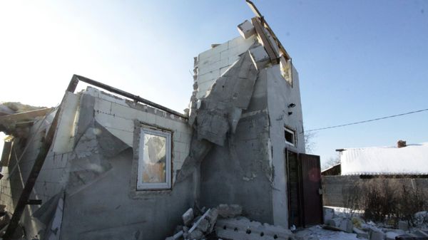 Последствия обстрелов в Донецкой области