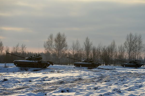 Учения курсантов Казанского военного командного училища