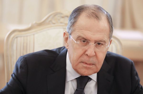 Встреча глав МИД РФ и Эритреи С. Лаврова и О. Салеха