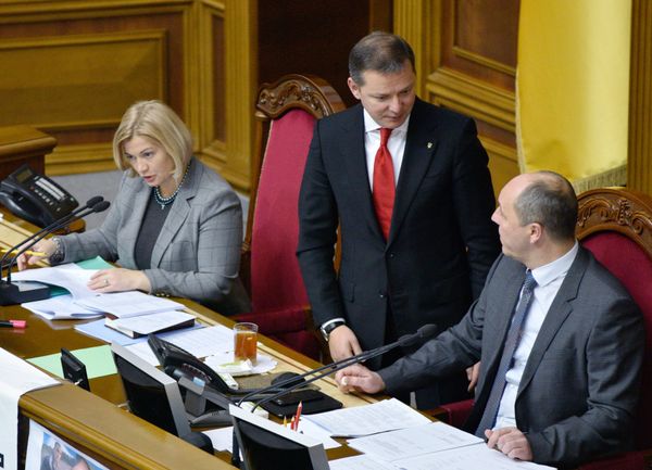 Заседание Верховной рады Украины