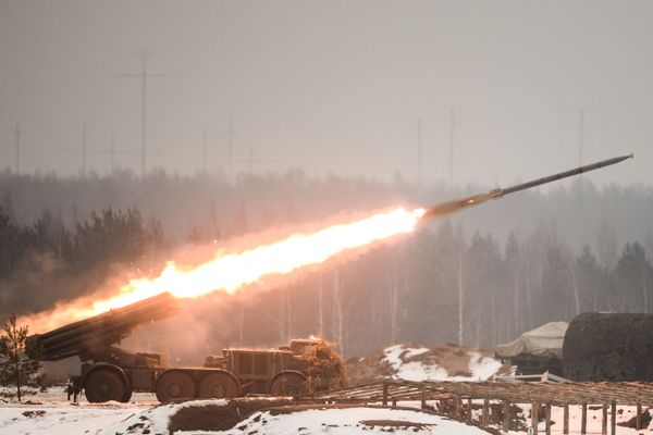 День ракетных войск и артиллерии на полигоне Луга в Ленинградской области