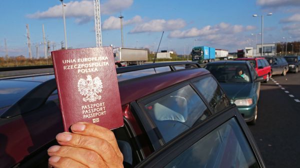 Пограничный пункт перехода Мамонтово-2 на границе с Польшей