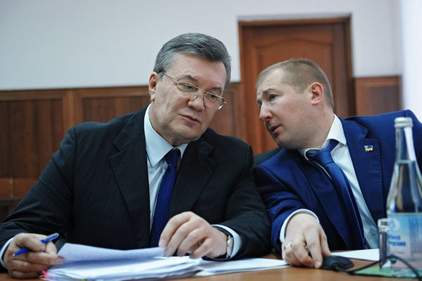 Допрос В. Януковича в режиме видеоконференции в качестве свидетеля по делу о беспорядках в Киеве в феврале 2014 года
