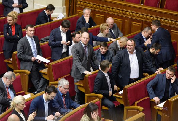 Заседание Верховной рады Украины