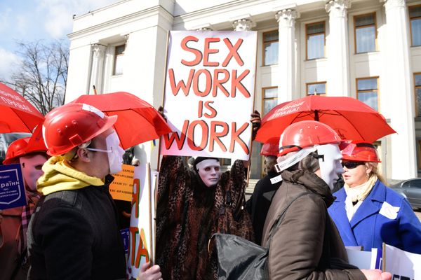 Митинг за легализацию проституции на Украине