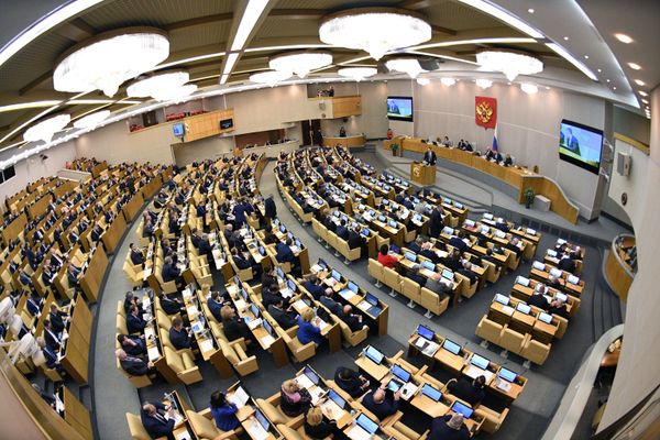 Пленарное заседание Госдумы РФ