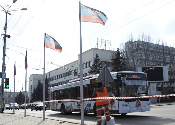 Весна в Донецке