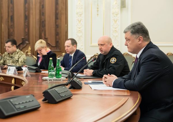Заседания Совета национальной безопасности и обороны Украины