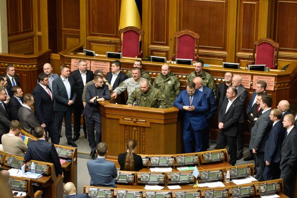Заседание Верховной рады Украины