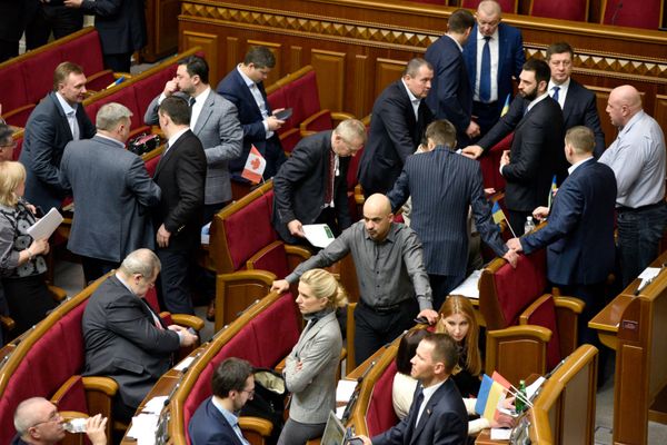 Заседание Верховной рады Украины