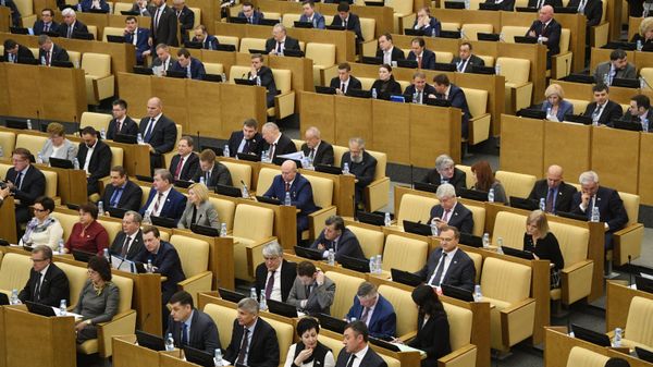 Пленарное заседание Госдумы РФ
