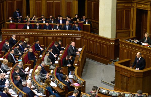 Открытие шестой сессии Верховной рады Украины