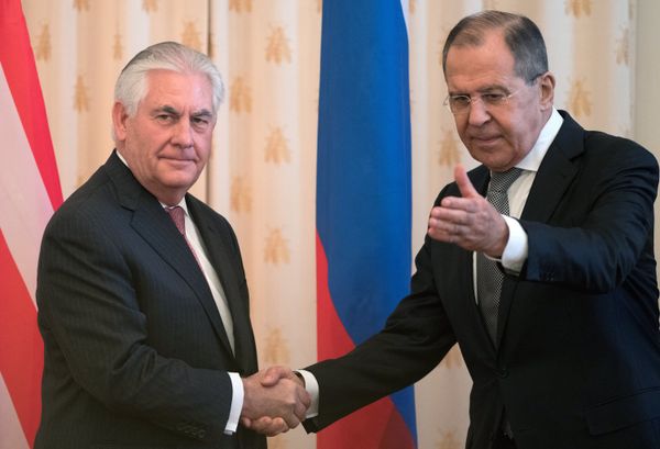 Переговоры министра иностранных дел РФ С. Лаврова и госсекретаря США Р. Тиллерсона