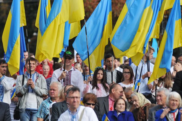 Военный парад по случаю 25-летней годовщины со Дня Независимости Украины
