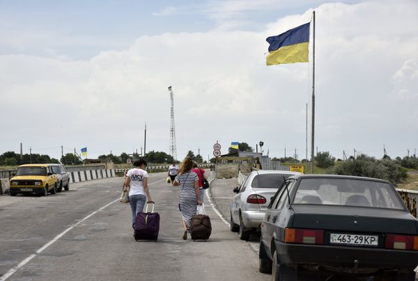 Автомобильный пункт пропуска Джанкой на российско-украинской границе Автомобильный пункт пропуска Джанкой на российско-украинской границе