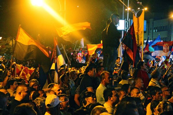 Массовые акции в Македонии Массовые акции в Македонии
