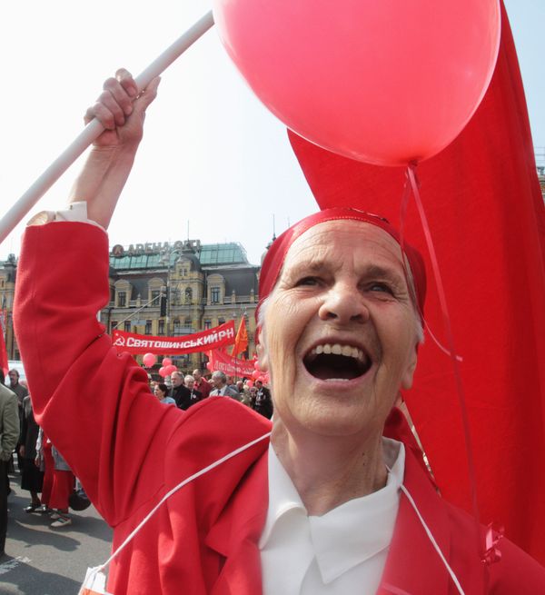 Празднование 1 мая в Киеве