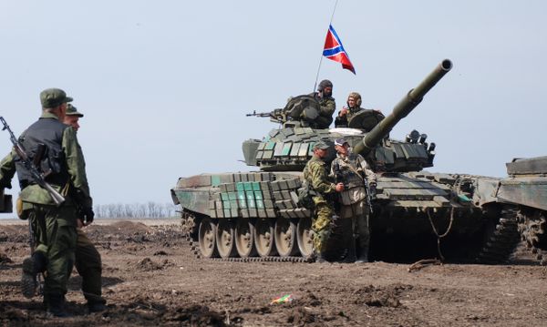 Учения мотострелкового батальона Викинги ополчения ДНР
