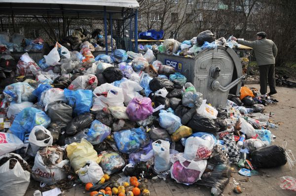 Проблема утилизации бытовых отходов во Львове