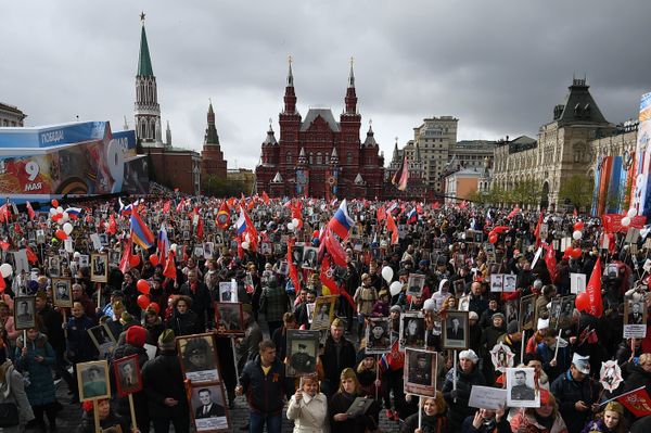 Акция Бессмертный полк в Москве