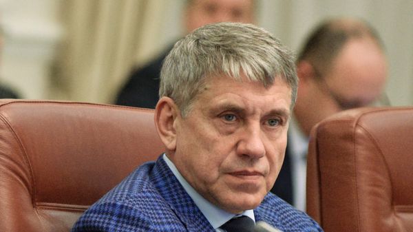 Министр топлива и энергетики Украины Игорь Насалик на заседании Кабинета министров Украины
