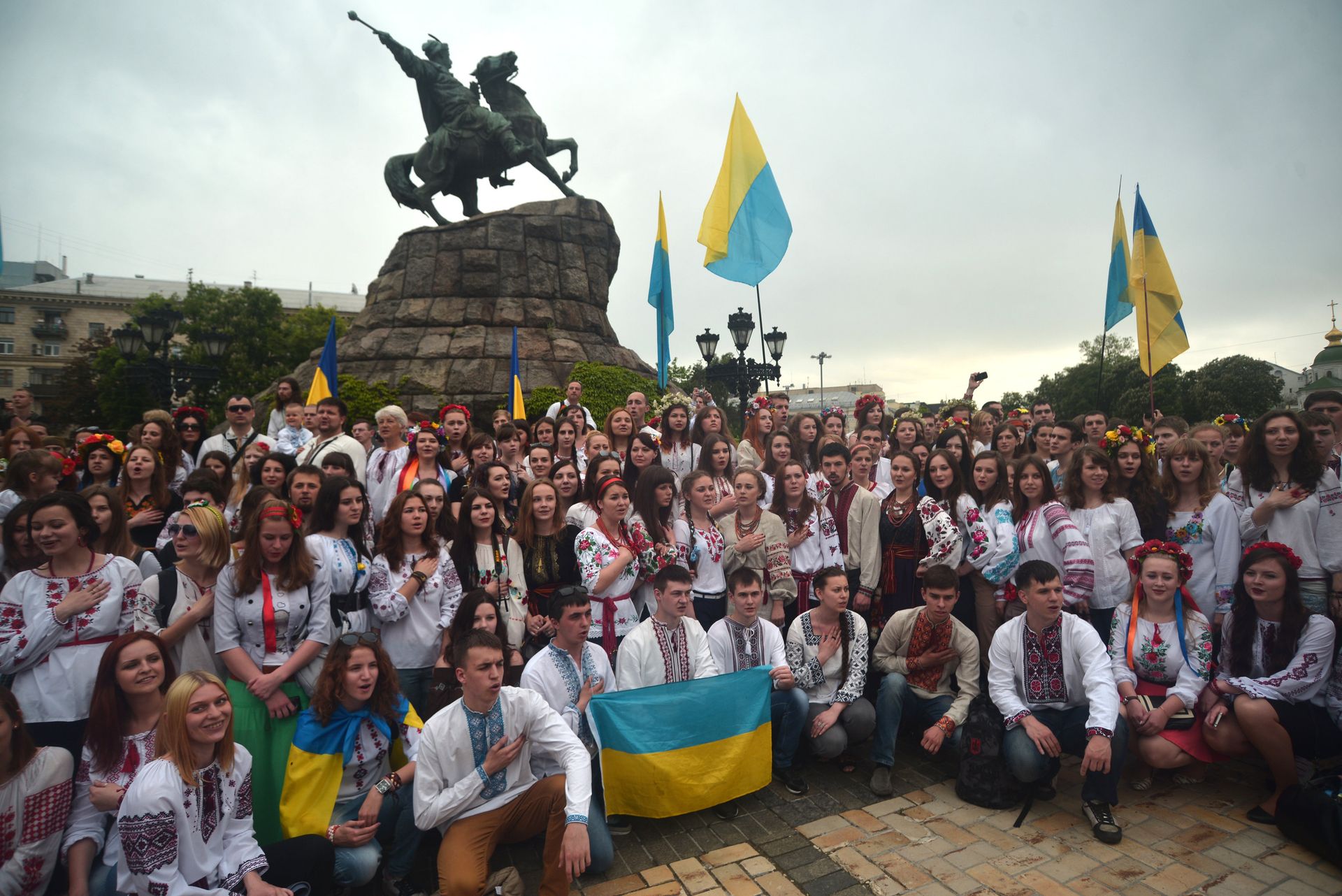 Парад вышиванок в Киеве - РИА Новости, 1920, 19.05.2017