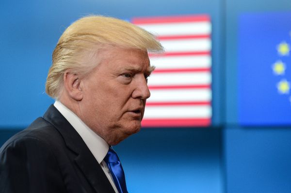 Президент США Дональд Трамп встретился с лидерами ЕС в Брюсселе
