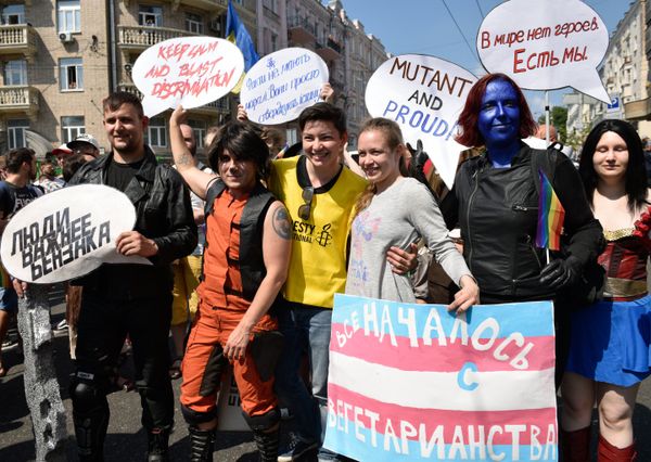 Марш равенства ЛГБТ-сообщества в Киеве