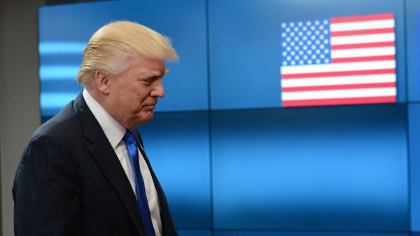 Президент США Дональд Трамп встретился с лидерами ЕС в Брюсселе