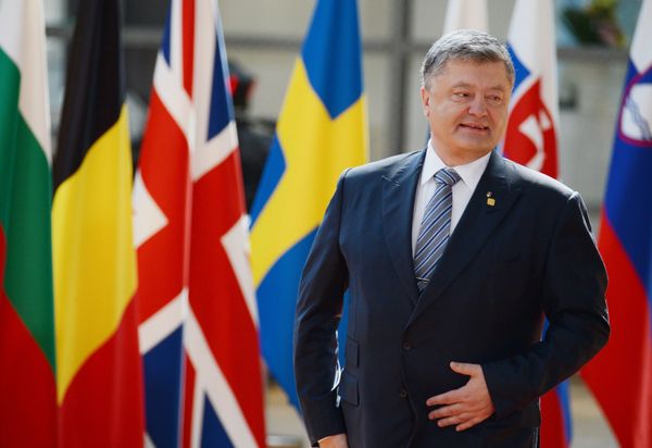 Встреча президента Украины П. Порошенко с председателем Европейского совета Д. Туском