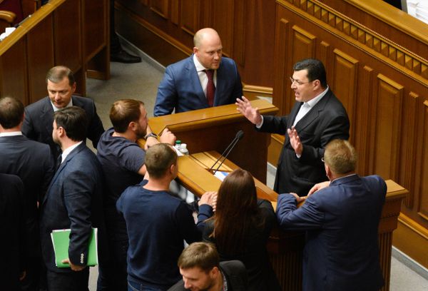 Заседание Верховной рады Украины