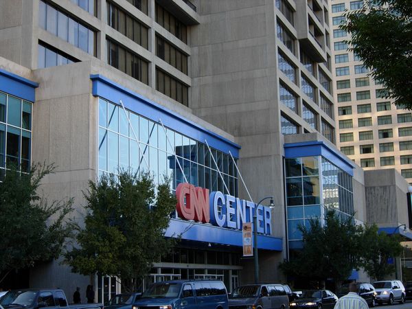 Офис CNN Center в Атланте в штате Джорджия