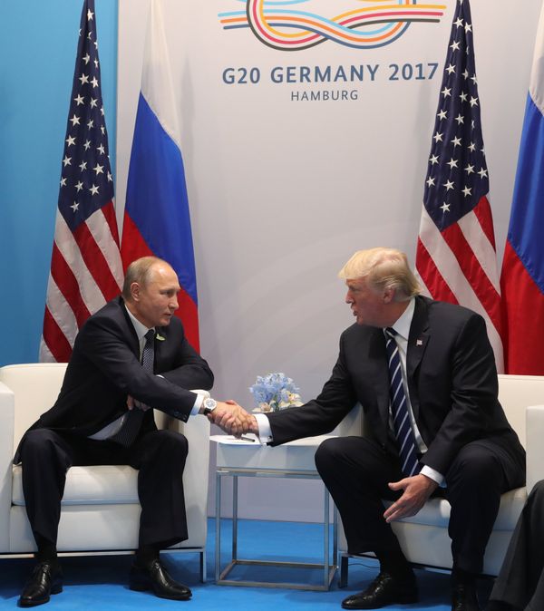 Президент РФ В. Путин принимает участие в саммите Группы двадцати в Гамбурге