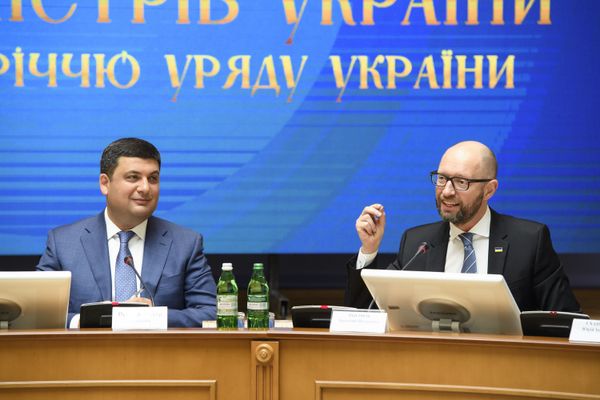 Владимир Гройсман Арсений Яценюк