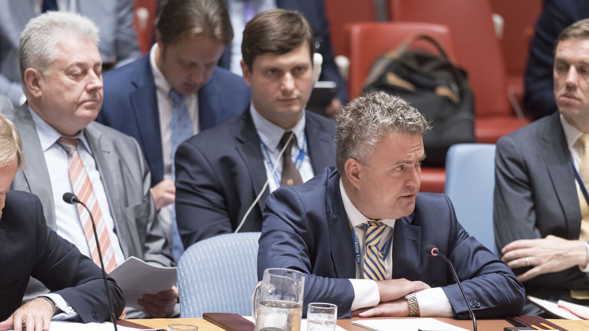 Заместитель министра иностранных дел Украины Сергей Кислица ООН - РИА Новости, 1920, 12.11.2025