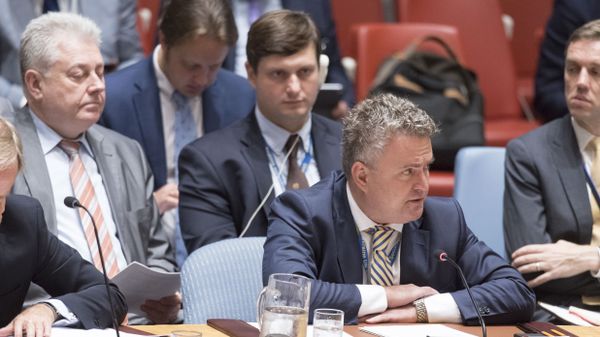 Заместитель министра иностранных дел Украины Сергей Кислица ООН