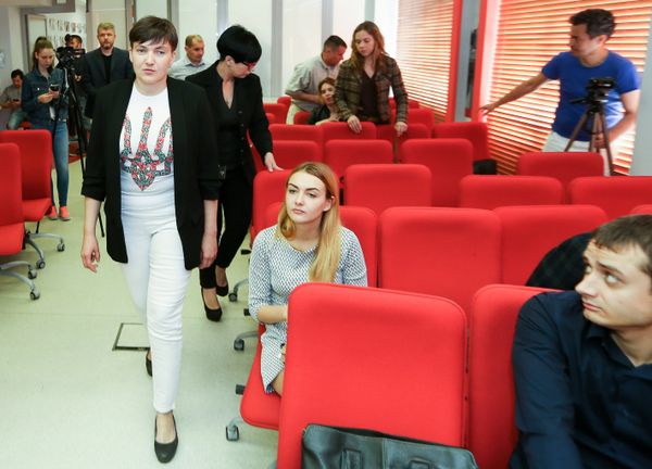 Пресс-конференция Надежды Савченко