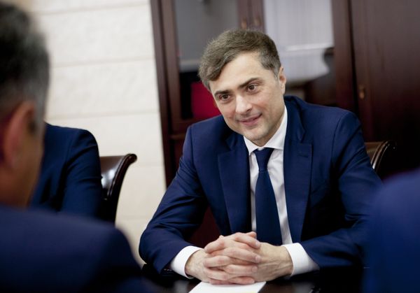 Визит помощника президента РФ В. Суркова в Цхинвал