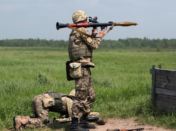 Военные учения во Львовской области
