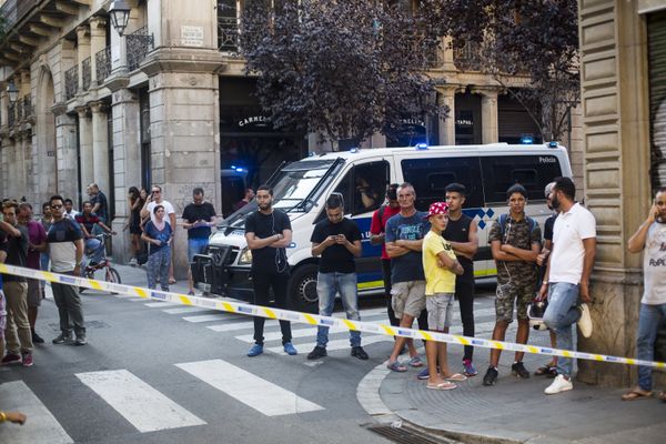 Ситуация на месте теракта в Барселоне Ситуация на месте теракта в Барселоне
