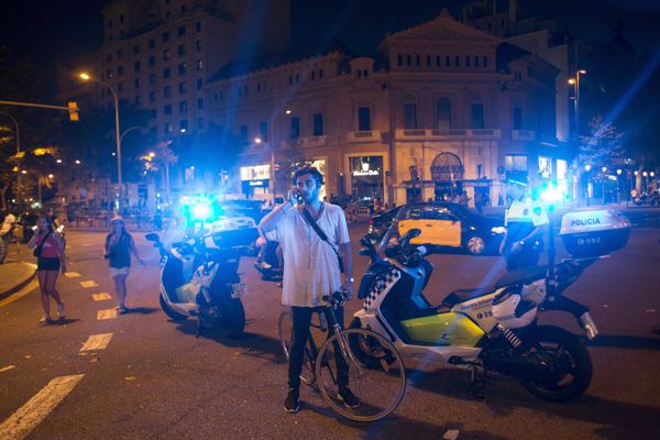 Ситуация на месте теракта в Барселоне