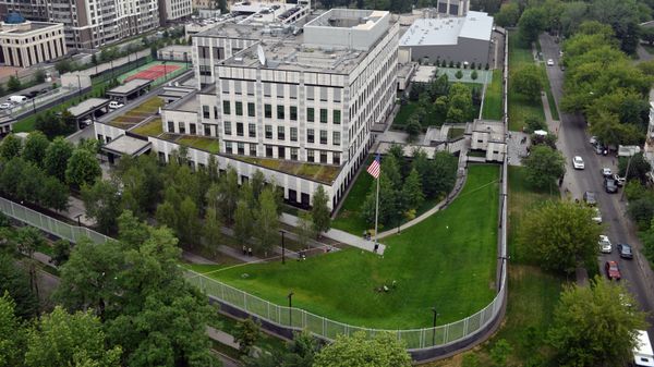 Ситуация на территории посольства США в Киеве