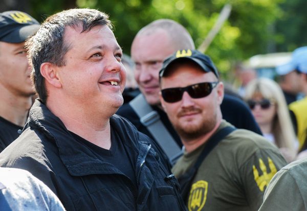 Семен Семенченко на митинге в Киеве
