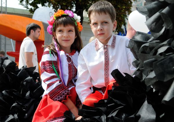 Парад вышиванок-2014 в Киеве Парад вышиванок-2014 в Киеве
