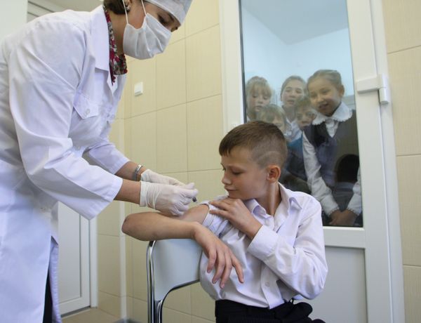 Вакцинация против гриппа в Калининграде