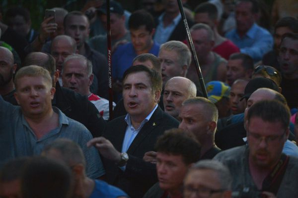 Михаил Саакашвили пересек польско-украинскую границу Михаил Саакашвили пересек польско-украинскую границу