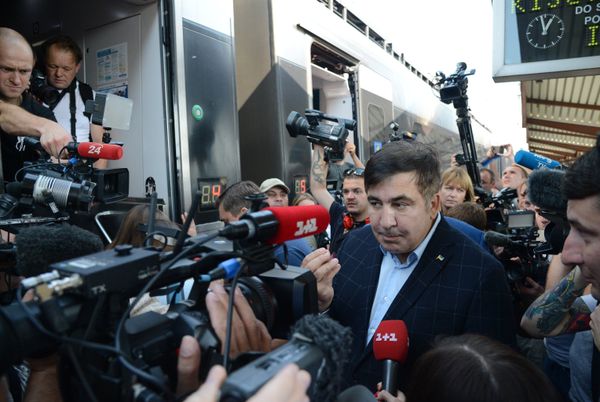 Михаил Саакашвили пересек польско-украинскую границу