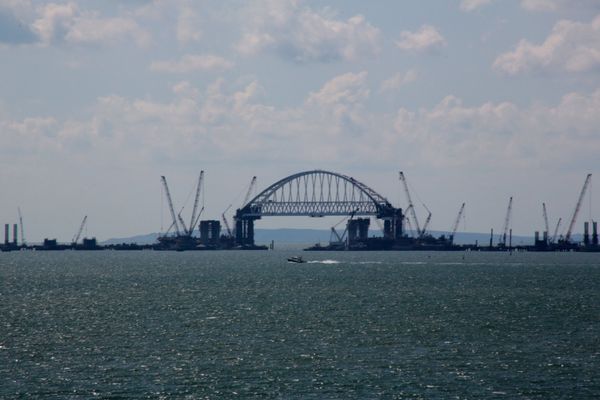 Строительство Крымского моста