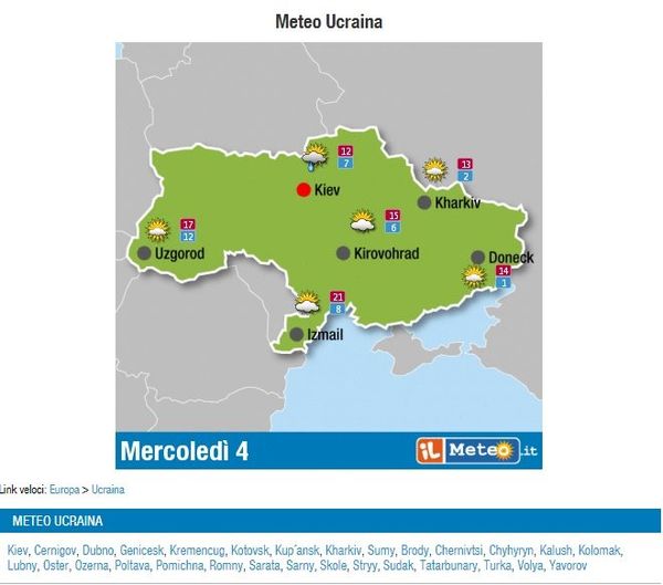 Крым итальянская карта
